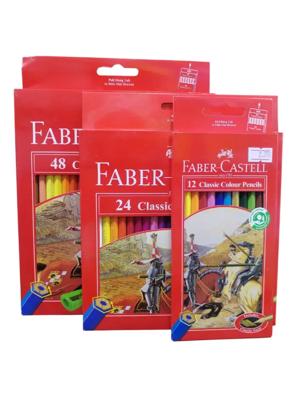 ألوان خشب احترافية سداسية من Faber castell