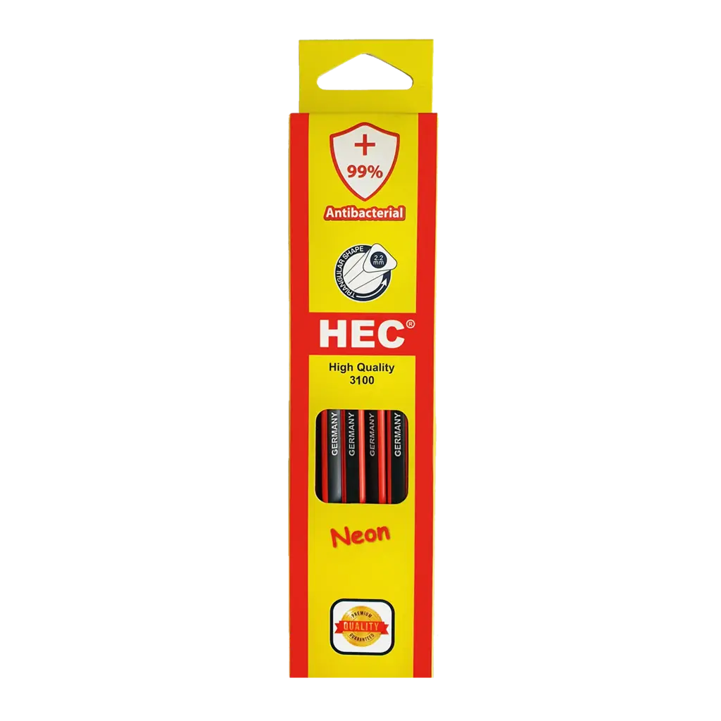 أقلام رصاص HEC High Quality 3100 (Neon)