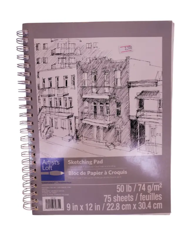 دفتر رسم سكيتشات سلك A4 75sheets 