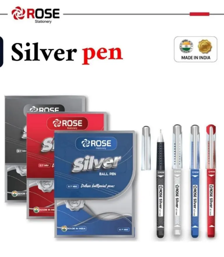 قلم حبر جاف روز Silver قياس 0.7mm 