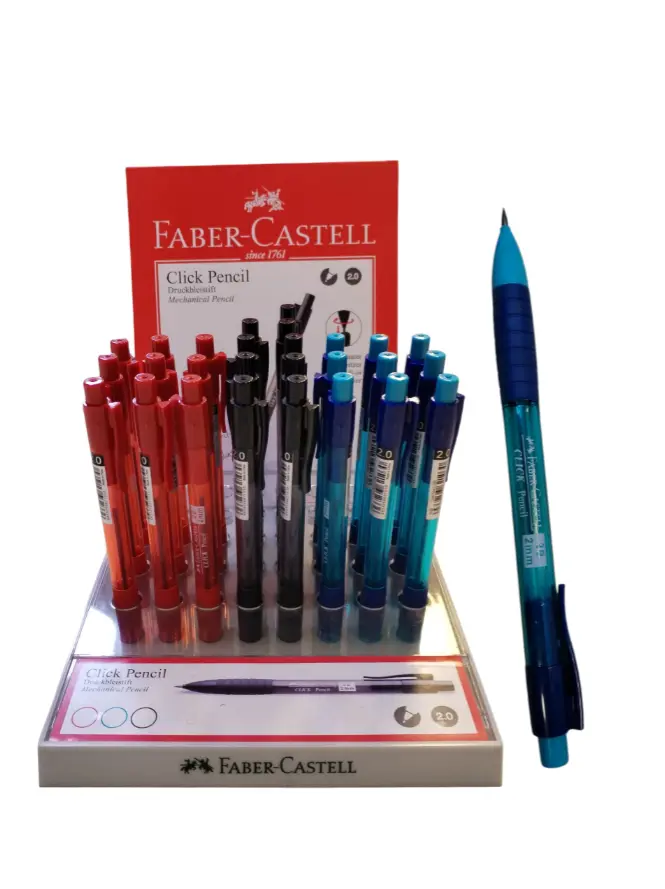 قلم رصاص فطع 0.2 - Click pencil من Faber-Castell الألمانية 