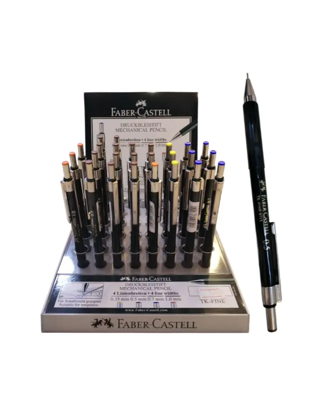 قلم رصاص فطع معدن ثقيل من Faber-Castell الألمانية 