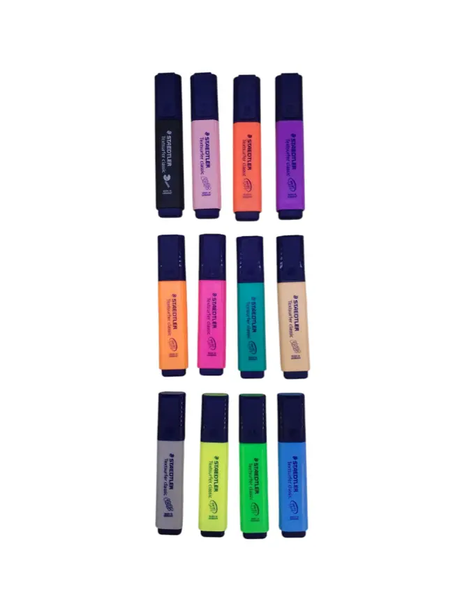 هايلايتر Staedtler  ألوان كلاسيكية 