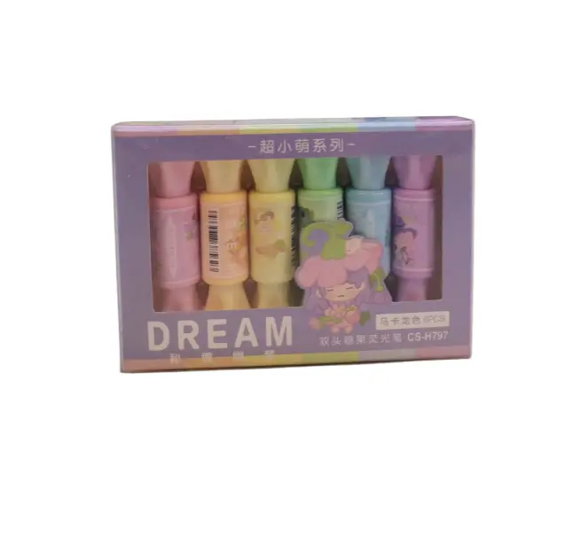 هايلايتر Dream شكل حبات حلو عدد 6