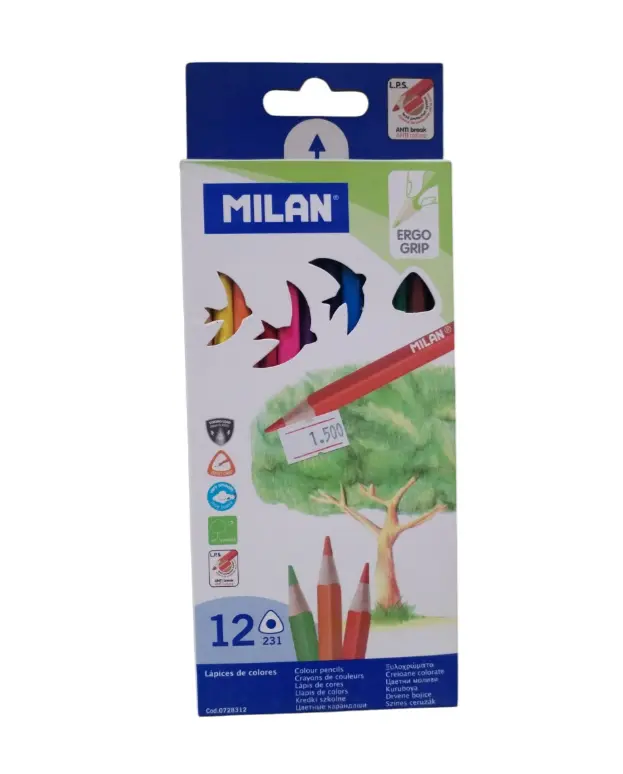 ألوان خشب - 12 من MILAN 