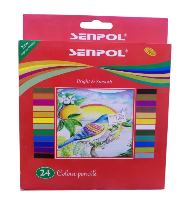 ألوان خشب مدرسية -24 من Senpol