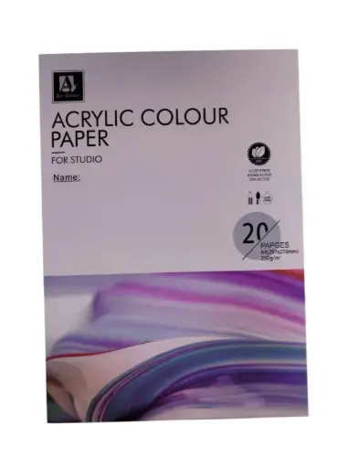 دفتر رسم Acrylic ثقيل - 250g 20sheets